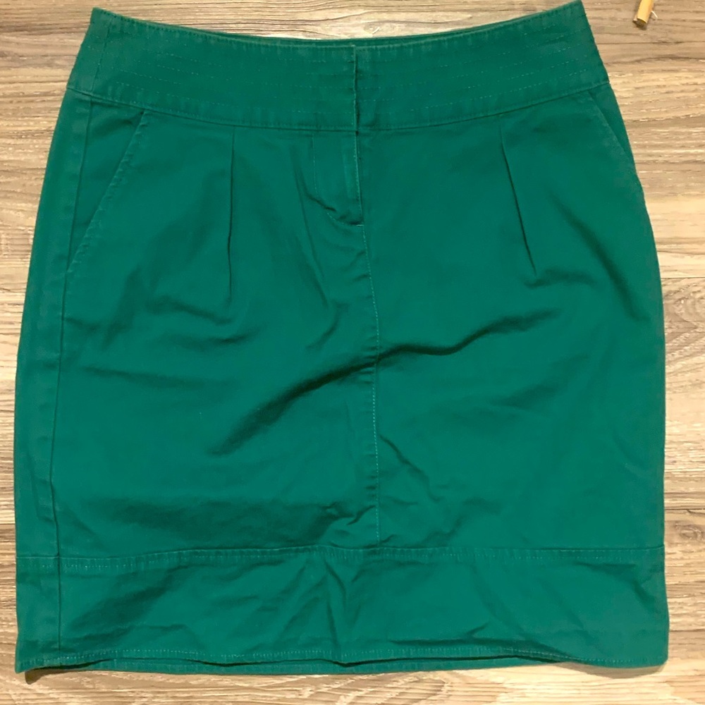 Timeless vintage green skirt
